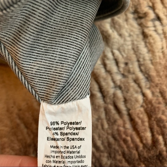 Beyond Yoga Overture Strappy Ballet Mid Leggings Gray Pintuck - Picture 10 of 11